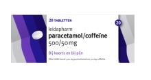 Leidapharm Paracetamol Coffe&iuml;ne 500/50mg 20 tabletten