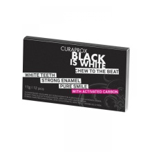 Curaprox Black Is White Kauwgom 12 stuks 