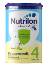 Nutrilon Dreumesmelk 4 Vanillesmaak 800 gram