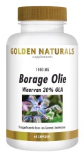 Golden Naturals Borage Olie 60 capsules