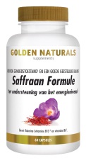 Golden Naturals Saffraan Formule 60 vegetarische capsules 