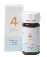 Pfluger Schussler Celzout 4 Kalium Chloratum D6 100tab