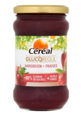 C&eacute;r&eacute;al Confiture Aardbeien 320 gram