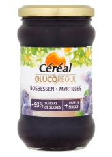 C&eacute;r&eacute;al Confiture Bosbessen 320 gram