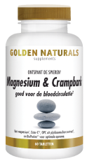 Golden Naturals Magnesium & Crampbark 60 tabletten