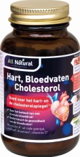 All Natural Hart, Bloedvaten & Cholesterol 30 vegetarische capsules
