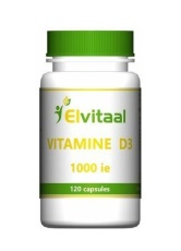 Elvitaal Vitamine D3 1000IE 25 mcg 120 capsules