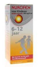 Nurofen Voor Kinderen Aardbeien Suspensie 100ml