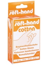 soft-hand cotton Verbandhandschoen soft cotton M 1paar