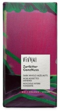 Vivani Chocolade Puur Hele Hazelnoten 100g