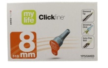 Mylife Clickfine DiamondTip Pennaald 8mm (31G)  100st
