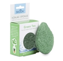 skoon Konjac Sponge Green Tea 1 Stuk