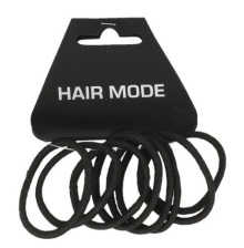 Hair Mode Endless Haarelastiek Zwart 8 Stuks 