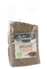 It's Amazing Bruine Linzen Bio 500 Gram