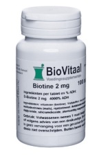 VeraSupplements Biotine 2mg 100 Tabletten