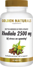 Golden Naturals Rhodiola 2500mg 60 tabletten