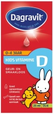 Dagravit Kids vitamine D druppels oliebasis 25ml