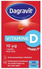 Dagravit Vitamine d pearls 400iu 100 stuks