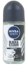 Nivea Deodorant Roller Men Invisible Black & White 50 Ml