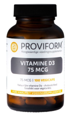Proviform Vitamine D3 75mcg 100 vegicapsules