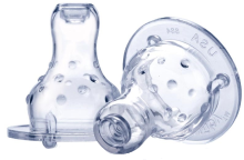 N&ucirc;by Standaard Fles Antilek Speen 0 maanden+ 2 stuks