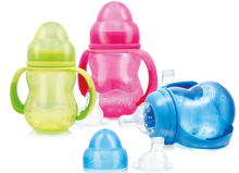 N&ucirc;by Trainingsfles met Antilekspeen en Antilektuit 240 ml