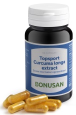 Bonusan Topsport Curcuma Longa Extract 60 vegetarische capsules
