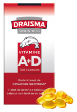 draisma Vitamine A + D levertraan 100 capsules