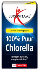 Lucovitaal Chlorella 100% Puur 200 tabletten