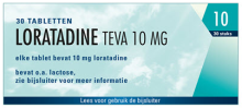 Teva Loratadine 10mg 30 tabletten