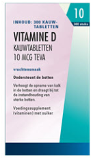 Teva D 10 mcg 400IE 300 tabletten | Voordelig online kopen | Drogist.nl