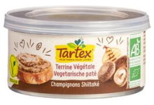 Tartex Vegetarische Pat&eacute; Champignons Shiitak&eacute; 125 gram