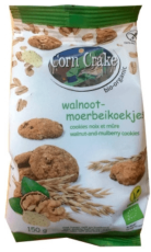 Corn Crake Walnoot Moerbei Koekjes Bio 150 Gram