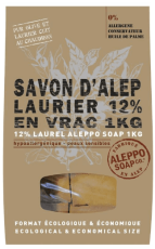 Aleppo Soap Co Zeep 12% Laurier 1 Kg