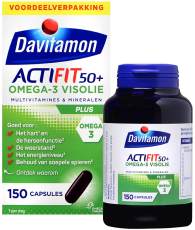 Davitamon Actifit 50 Plus Omega-3 Visolie 150 capsules