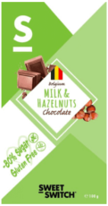 Sweet-Switch Chocolade Melk Hazelnoot 100 gram