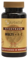 Artelle Multivitamine A/Z stootkuur 30tb