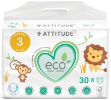 Attitude Eco Luiers Maat 3 (4-9kg) 30st