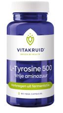 Vitakruid L-Tyrosine 500 60 vegetarische capsules