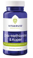 Vitakruid Zink Methionine & Koper 90 capsules