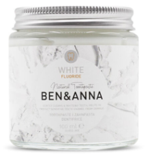 Ben & Anna Tandpasta white fluoride 100g