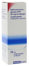 Healthypharm Natriumcromo HTP 20 mg/ml Allergie-oogdruppels 10ml