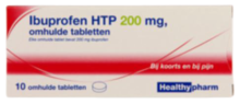 Healthypharm Ibuprofen 200mg 10 tabletten