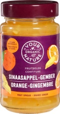 Your Organic Nature Fruitbeleg Sinaasappel-Gember Bio 250 gram