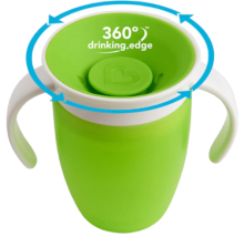 munchkin Miracle 360&deg; Oefenbeker Groen 1 stuk