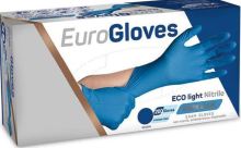 eurogloves ECO Light Nitrile Handschoenen Blauw Maat L 200st