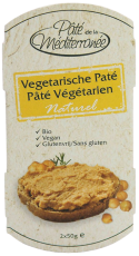 pate mediterranee Vegetarische Paté Naturel 100 gram