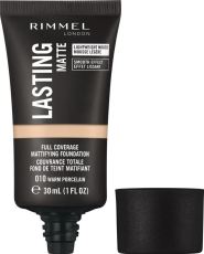 Rimmel London Matte 010 Warm Porcelain Foundation 30ml