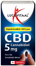 Lucovitaal CBD Cannabidiol 5mg 90 capsules