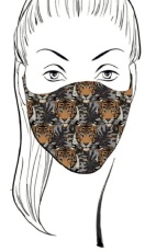 dnl Mondkapje Tiger One Size - Uitwasbaar 1 stuks